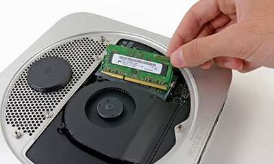 Mac Mini: замена оперативной памяти
